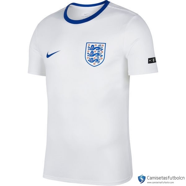 Camiseta Entrenamiento Inglaterra 2018 Blanco Azul